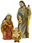 Preview: Traditionelle Weihnachtskrippe Roth inkl. 12-tlg. Figurensatz K 650-9, Maße Krippe: ca. 50 x 20 x 26 cm
